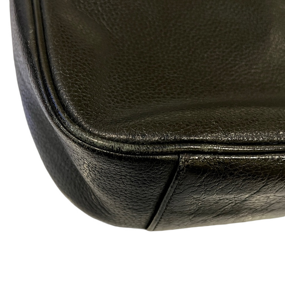 MCM Black Leather Shoulder Bag with COA EUC - Picture 15 of 17